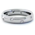 thumbnail image 1 of 0,20 Carat Excellente Bande Ronde Diamond Nouvelle Conception Éternité pour Mariage 18K Solide Or Blanc Taille 11, 1 of 6