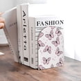 thumbnail image 6 of Naloa Butterflies (2) 2 Pcs Bookend Large Capacity Office Book Ends for Home Office Library School Study Decoration, 6 of 8