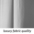 thumbnail image 3 of Microdry Water-Repellent Fabric Embossed Shower Curtain Liner, 72" x 72", Chrome, 3 of 9