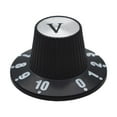thumbnail image 4 of LeeQinersw Electric Guitar Control Knob Black Easy Installation Bass Guitar Accessories V, 4 of 9