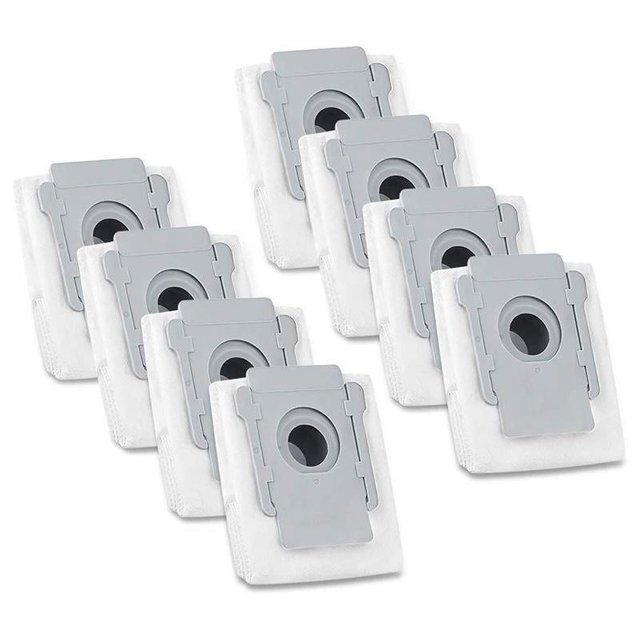 8 Pieces Dust Bag Compatible with iRobot Roomba i3/i7/i7+/E5/E6/E7/S9 Robot Cleaner - Dirt Handling Accessories and Spare Parts