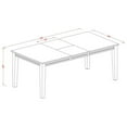 thumbnail image 2 of Rectangular Dining Table Set - 4 Seat Kitchen Table with Chairs - Modern Elegance, 2 of 5