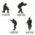 thumbnail image 5 of Military Theme Yard Decorations Set, 13pcs, Includes Stakes (13225), 5 of 8