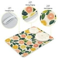 thumbnail image 3 of Yayeee Dish Drying Mat for Kitchen Counter 16"x18" Microfiber Absorbent Pad, Citrus Fruits, 3 of 7