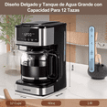 thumbnail image 5 of Cafetera Electrica De 12 Tazas Con 3 Modos Negro, 5 of 5