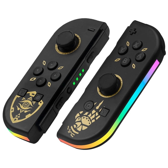 Game Controller for Nintendo Switch with RGB Lighted, Wireless Switch Joypad Replacement with Montion Control/Turbo Function/Wake-up