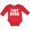 Red, variant on Inktastic Tiny Boss Boys or Girls Long Sleeve Baby Bodysuit