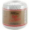 Coats Crochet Knit-Cro-Sheen Crochet, Cotton Size 10, White