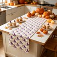 thumbnail image 3 of Dpityserensio Halloween Table Runner 13x72 Inch, Ghost Pumpkin Decoration for Dining Table Kitchen Party, Polyester Fall Harvest Home Decor, 3 of 7