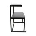 thumbnail image 6 of Miumaeov 3-Tier Printer Stand Tabletop Black Printer Rack Storage Shelves Multipurpose, 6 of 9