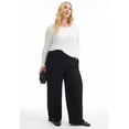 thumbnail image 4 of June & Vie Women's Plus Size Knitted Pull-On Pants, 4 of 4
