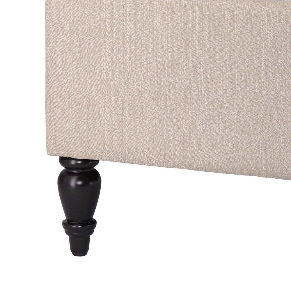 Abble 29 Inch Upholstered Storage Bench