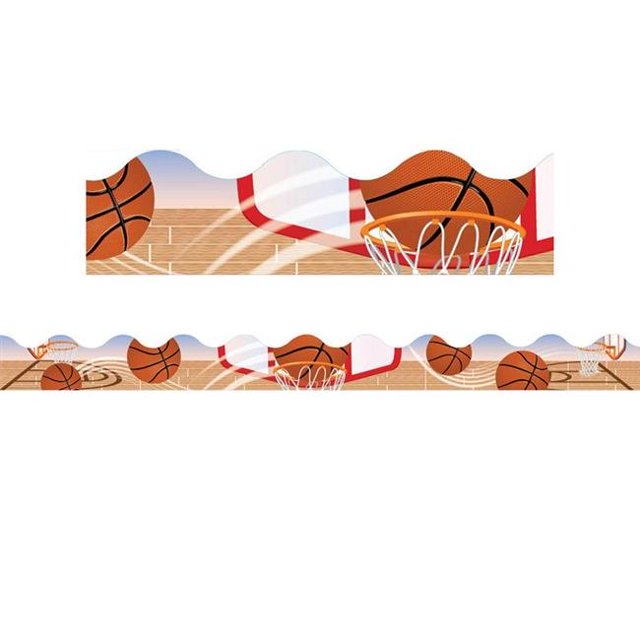 Eureka EU-845202-6 Décoration de Basketball - Lot de 6