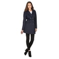 thumbnail image 5 of Haute Edition Women's Double Breasted Wool Blend Peacoat Winter Jacket Coat, 5 of 6