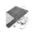 thumbnail image 1 of PureRelief Deluxe Heating Pad (12" x 24"), Full Body Therapy Pad with 4 InstaHeat Settings, Soft Machine-Washable Microplush Fabric and 2-Hour Auto Safety Shut-Off (Gray), 1 of 5