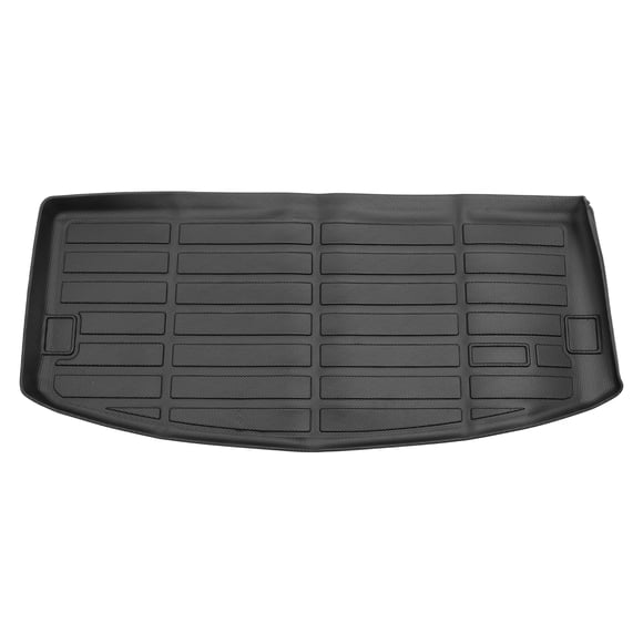 Unique Bargains Rear Cargo Liner Rear Trunk Mat for Dodge Durango 7 Seats 2011-2024 Anti-Slip Trunk Cargo Luggage Boot Tray Mat TPE 1 Pc Flat Face Long Grid Pattern