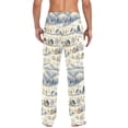 thumbnail image 4 of FORMRS Mens Pajama Pants with Pockets Sleepwear Lounge Bottoms Sizes S-2XL, Snowy Mountains, 4 of 7
