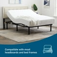 Lucid Basic Remote Controlled Steel Adjustable Bed Base, Full