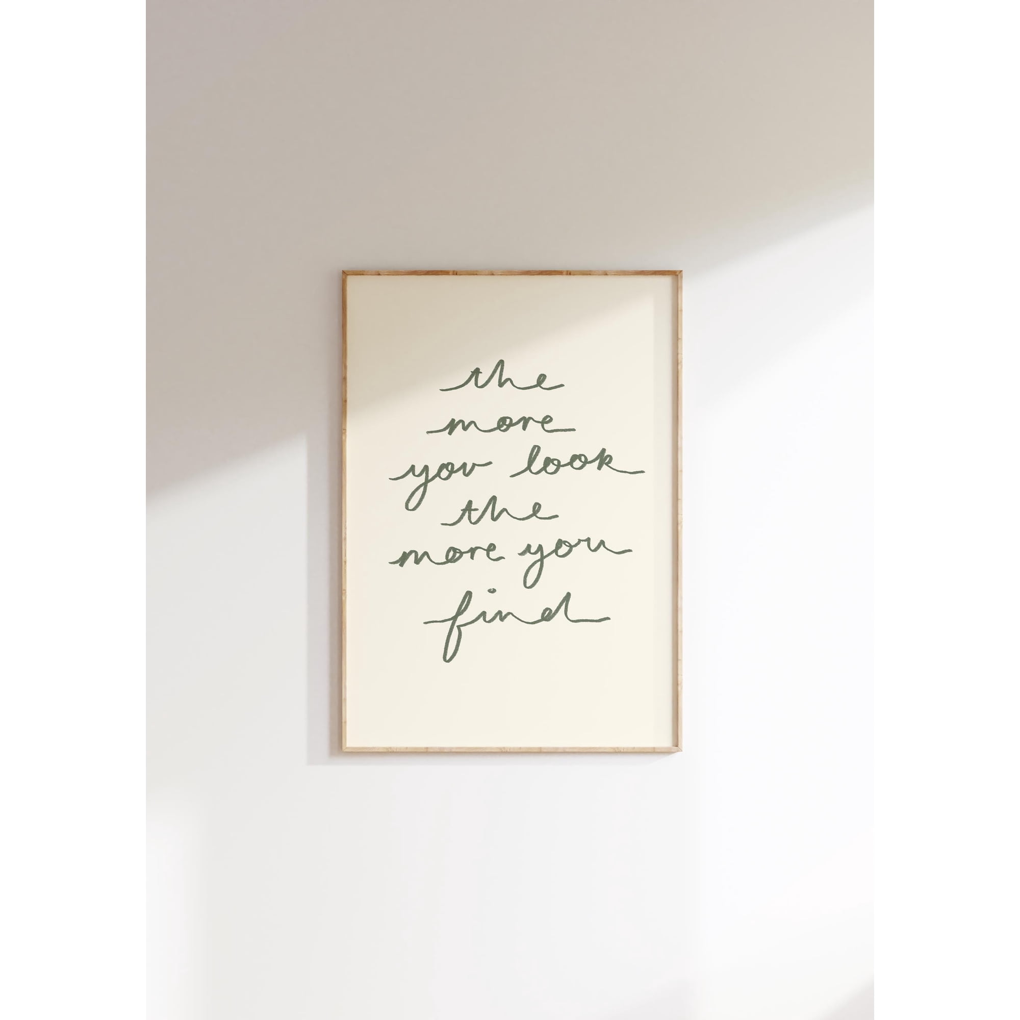 The More You Look The More You Find Lyrics Wall Print Olivia Dean The Art Of Loving Music Art I'Ve Seen It Simple Minimal Poster