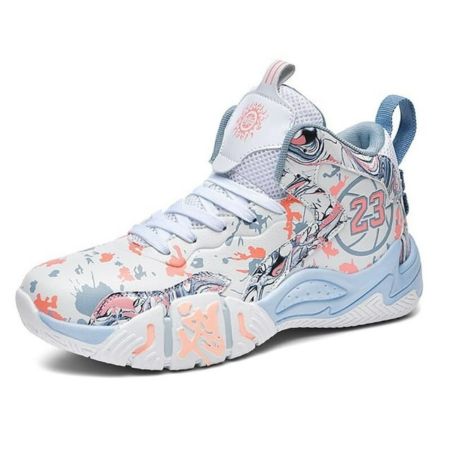 BINQER Chaussures de Basketball pour Hommes Marche Course Respirantes Confortables Espadrilles Chaussures de Course