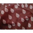 thumbnail image 4 of oneOone Silk Tabby Fabric Leaves Block Print Fabric BTY 42 Inch Wide, 4 of 4