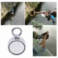 thumbnail image 4 of LNM75-3 500kg Fishing Magnet Double Sided Round Recovery Salvage Neodymium with 10m Rope Finshing Tools, 4 of 5