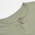 thumbnail image 4 of TTUHYWXI Toddler Short Sleeve Henley Shirt Boys Ribbed T-Shirt (Army Green, 6-7 Years), 4 of 8
