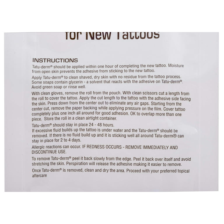 Tatu-Derm Inkjet Stencil Paper 8.5 x 11 500 Sheets - Tattoo Express Supply