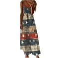 thumbnail image 1 of Robes pour Femmes, Robes Sans Manches Mode Imprimé Bretelles, 1 of 5
