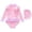 Pink#9527, variant on BOOMNY Toddler Girls 2 Peice Swimsuits Long Sleeve Bathing Suit for Kids Cartoon Graphic Lightweight Summer Vacation Beach Swimwear