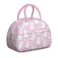 thumbnail image 1 of Sweet Cat Lunch Bag – Adorable Pattern for Funny and Loving Cat Enthusiasts, 1 of 4