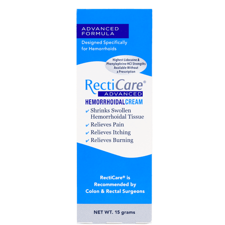 RectiCare Advanced Hemorrhoidal Cream, over-the-counter, 15 g