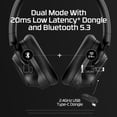 thumbnail image 3 of Auriculares supraaurales inalámbricos HyperX Cloud Mix 2 con ANC negros, 3 of 7
