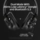 thumbnail image 3 of Auriculares supraaurales inalámbricos HyperX Cloud Mix 2 con ANC negros, 3 of 7