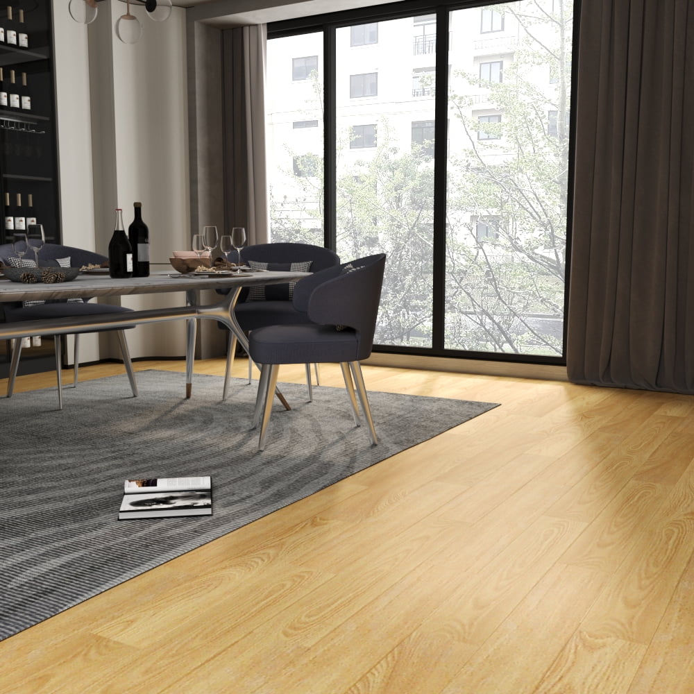 vinyl sheet flooring roll PVC luxury vinyl tile 39"x 197" Waterproof vinyl floor planks for Bathroom Living Room Kitchen 1.6mm thickness