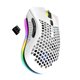 thumbnail image 1 of Kearding Ratón de juego de alta calidad, ratón de juego hueco inalámbrico, accesorio de ordenador recargable ajustable con luz RGB Juegos de teclado y mouse para computadora blanco, 1 of 6