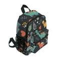 thumbnail image 2 of FORMRS School Backpack with Front Zippered Pocket 12" Student Travel Daypack, Cute Dinosaur, 2 of 6