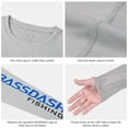 thumbnail image 3 of BASSDASH Men’s UPF 50+ Sun Protection Long Sleeve Shirts Quick Dry Performance SPF UV Shirt for Outdoors Fishing Hiking FS31M, 3 of 8