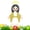 Yellow, variant on Little Miniature Virgin Mary Figurine Doll, Classic Hide and Seek Toy for Sunday Easter Egg Stuffers Baptism Gift, 1 Piece