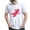 A-White283, variant on Mens Heart & Love Arrow Valentine's Day T Shirt Regular Crew Neck Short Sleeve Tee Soft Casual Holiday Wear T-Shirt
