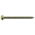 thumbnail image 1 of #10 x 2-1/2" Beige Painted 18-8 Stainless Steel Hex Washer Head Sheet Metal Screws SMSHSS-450, 1 of 1