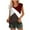 Wine, variant on Crew Neck Tank Tops for Ladies Color Block Cap Sleeve Shirts Summer Trendy Tees Casual Loose Fit Blouses (XL, Wine)