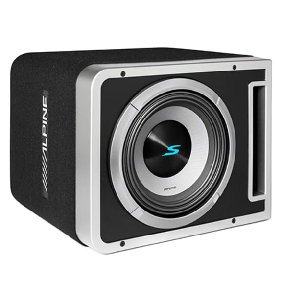 New Alpine Halo S-Series S2-SB10V 10" Preloaded Subwoofer Enclosure & 600W RMS Power