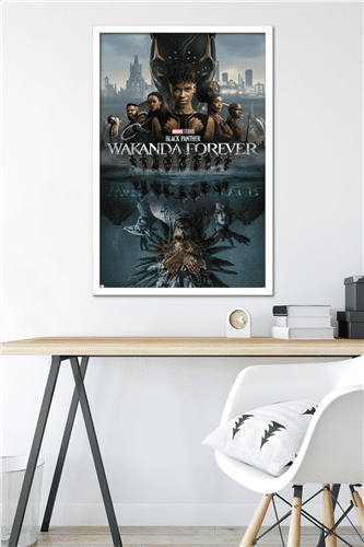 Marvel Black Panther: Wakanda Forever - One Sheet Wall Poster, 22.375" x 34" Framed