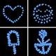 thumbnail image 4 of Rewera 300 piezas de piedras fluorescentes, piedras decorativas fluorescentes artificiales para decoración de jardines, caminos, decoración al aire libre, acuarios y pasarelas, 4 of 5
