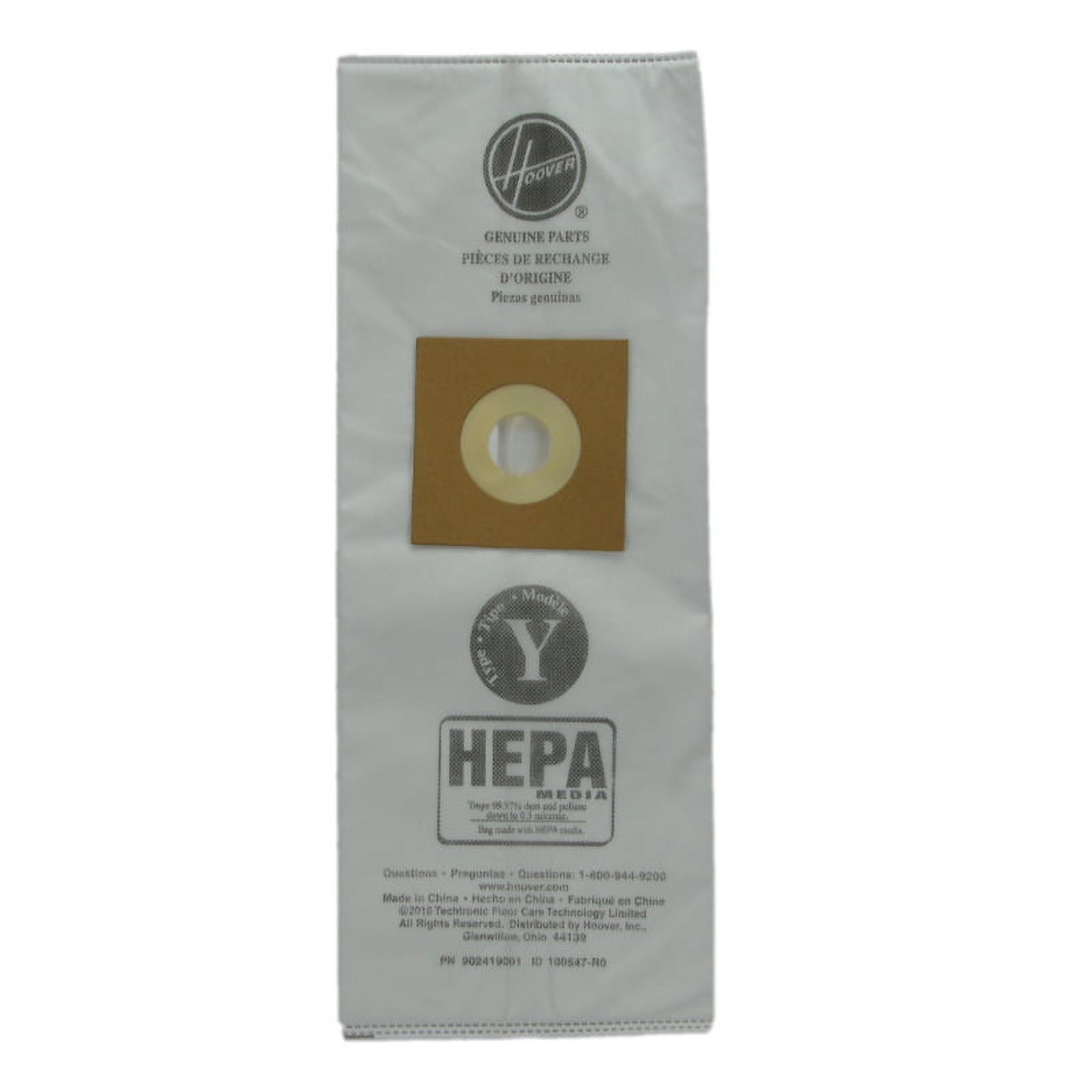 Replacement Part For Hoover WindTunnel Y HEPA Pleated Vacuum Filter Bags 4 pack AH10040 902419001