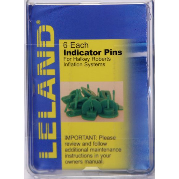 Auto Accessory LELAND V85006-00006, paquete de 6 pines indicadores verdes