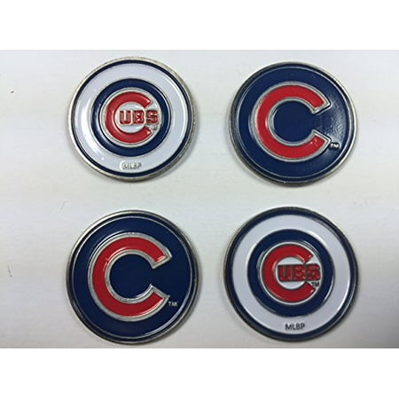 UPC 692193842750 product image for Chicago Cubs Ball Marker Set of 4- markers: fits hat clip or divot tools | upcitemdb.com