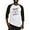 Black/White, variant on CafePress - Go Nerf Basketball Baseball Jersey - Cotton Baseball Jersey, 3/4 Raglan Sleeve Shirt