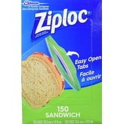 Ziploc Sandwich Bags (2 Packs of 150)